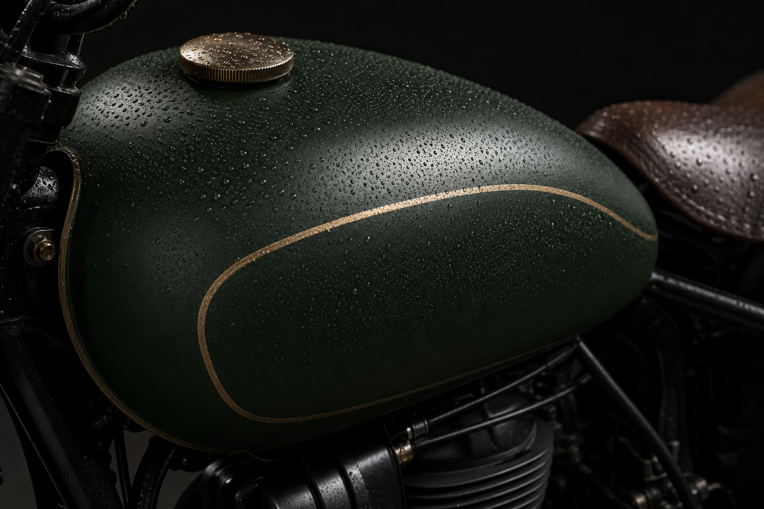Matte forest green reference